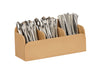 Cal-Mil 22354-122 3 Compartment Flatware Holder - 13" x 4 1/2", Upcycled Rice Hulls-cityfoodequipment.com