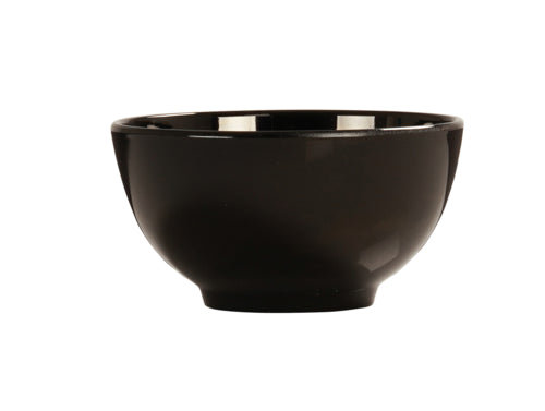 Cal-Mil 22354-5-13 14 oz Round Melamine Bowl, Black-cityfoodequipment.com