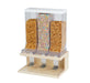 Cal-Mil 22355-3-71 Countertop Acrylic Cereal Dispenser, (3) Hoppers, 17 1/2" x 12" x 24"-cityfoodequipment.com