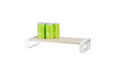 Cal-Mil 22363-3-15 Rectangular Display Riser - 20"L x 7"W x 3 1/2"H, Maple Wood-cityfoodequipment.com