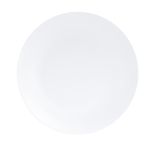 Cal-Mil 22390-11-15 11" Round Melamine Coupe Plate, White/Matte Finish-cityfoodequipment.com
