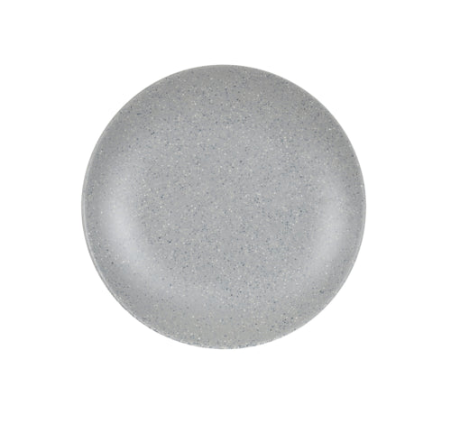 Cal-Mil 22390-9-121 9" Round Melamine Dinner Plate, Gray-cityfoodequipment.com