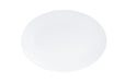 Cal-Mil 22391-11-15 10 3/4" Oval Melamine Plate, White/Matte Finish-cityfoodequipment.com