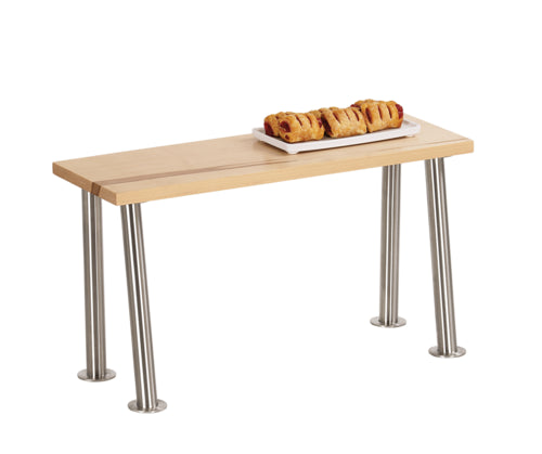 Cal-Mil 22396-11-71 Rectangular Display Riser - 20"L x 7"W x 11"H, Maple Wood, Blonde-cityfoodequipment.com