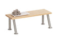 Cal-Mil 22396-7-71 Rectangular Display Riser - 20"L x 7"W x 7"H, Maple Wood, Blonde-cityfoodequipment.com