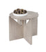 Cal-Mil 22408-11-110 12" Round Display Riser - 11"H, Pine Wood, Gray Wash-cityfoodequipment.com