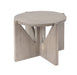 Cal-Mil 22408-5-110 8" Round Display Riser - 5"H, Pine Wood, Gray Wash-cityfoodequipment.com
