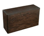 Cal-Mil 22428-11-112 Rectangular Display Riser - 20" x 7" x 11", Oak Wood, Dark Stain-cityfoodequipment.com