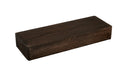 Cal-Mil 22428-3-112 Rectangular Display Riser - 20" x 7" x 3", Oak Wood, Dark Stain-cityfoodequipment.com