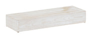 Cal-Mil 22428-3-113 Rectangular Display Riser - 20" x 7" x 3"H, Pine Wood, White-Washed-cityfoodequipment.com