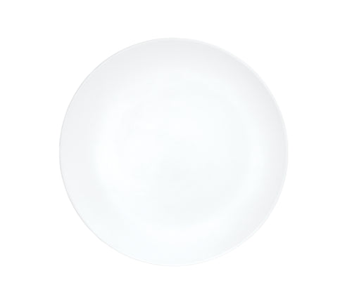 Cal-Mil 22445-11-15 11" Round Melamine Dinner Plate, White-cityfoodequipment.com