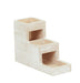 Cal-Mil 22447-113 Rectangular 3 Compartment Condiment Jar Display - Clear/White-Washed-cityfoodequipment.com
