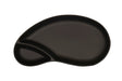 Cal-Mil 22480-13 11 1/4" x 6 1/4" Irregular Melamine Chip & Dip Bowl, Black-cityfoodequipment.com