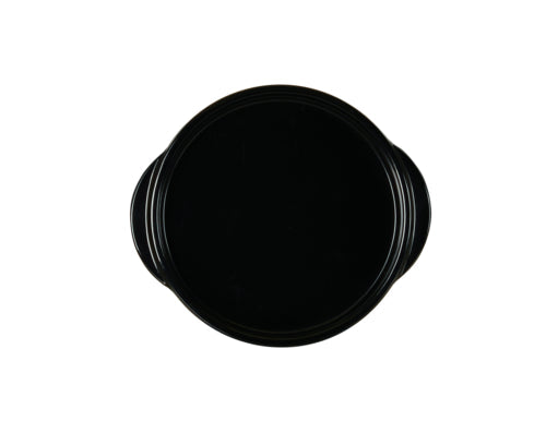 Cal-Mil 22490-7-13 14 oz Round Melamine Serving Bowl, Black-cityfoodequipment.com