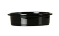 Cal-Mil 22491-74-13 16 oz Oval Melamine Serving Bowl, Black-cityfoodequipment.com