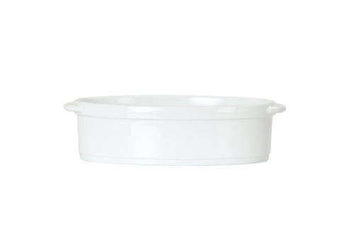 Cal-Mil 22491-74-15 16 oz Oval Melamine Serving Bowl, White-cityfoodequipment.com