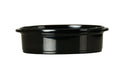 Cal-Mil 22491-85-13 24 oz Oval Melamine Serving Bowl, Black-cityfoodequipment.com
