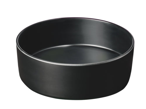 Cal-Mil 22500-10-13 120 oz Round Melamine Deep Bowl, Black-cityfoodequipment.com