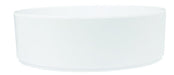 Cal-Mil 22500-10-15 120 oz Round Melamine Deep Bowl, White-cityfoodequipment.com