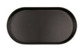 Cal-Mil 22501-1612-13 12 qt Oval Melamine Deep Bowl, Black-cityfoodequipment.com