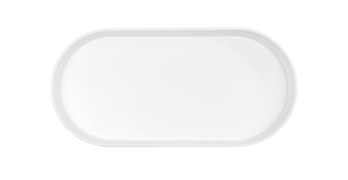 Cal-Mil 22501-1612-15 12 qt Oval Melamine Deep Bowl, White-cityfoodequipment.com