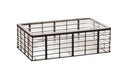 Cal-Mil 22607-12-13 Rectangular Ice Housing - 20" x 12" x 6 1/2"H, Wire, Black-cityfoodequipment.com