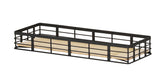 Cal-Mil 22608-3-13 Rectangular Reversible Riser - 12 1/2" x 7 1/2" x 3"H, Wire, Black-cityfoodequipment.com