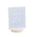 Cal-Mil 22801-811-113 11" Tabletop Sign Holder - Pine Wood, White-Washed-cityfoodequipment.com
