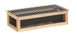 Cal-Mil 22900-115 Rectangular Chafer Alternative - 19 3/4" x 10" x 5 3/4"H, Oak, Brown-cityfoodequipment.com
