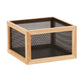Cal-Mil 22905-7-115 12" Square Riser - 7"H, Oak, Brown-cityfoodequipment.com