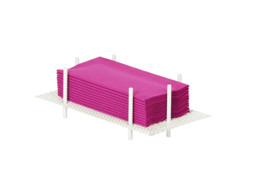 Cal-Mil 22908-15 Rectangular Napkin Holder - 10 1/2" x 5 1/2", Metal, White-cityfoodequipment.com
