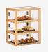 Cal-Mil 22912-115 3 Tier Pastry Display Case - 21" x 17" x 28"H, Oak Wood-cityfoodequipment.com