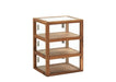 Cal-Mil 22912-78 3 Tier Pastry Display Case - 21"W x 17"D x 28"H, Walnut-cityfoodequipment.com
