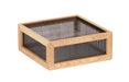 Cal-Mil 22915-115 Condiment Organizer w/ (9) Bins, 12" x 12" x 4 1/2"H, Black-cityfoodequipment.com
