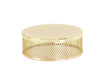 Cal-Mil 22916-3-116 7 1/2" Round Riser - 3"H, Metal, Gold-cityfoodequipment.com