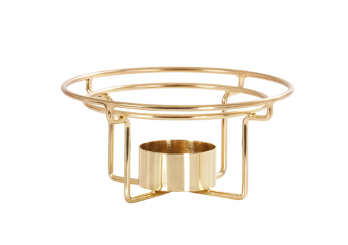 Cal-Mil 22917-116 12" Round Chafer Alternative - 7"H, Wire, Gold-cityfoodequipment.com