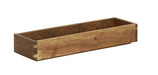 Cal-Mil 23106-2063-78 Rectangular Display Tray - 20" x 6" x 3", Walnut-cityfoodequipment.com