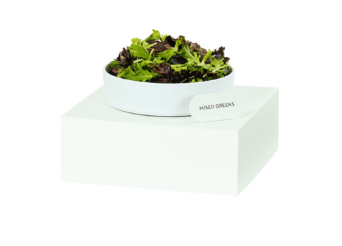 Cal-Mil 23123-6-15 14" Square Display Riser - 6"H, Metal, White-cityfoodequipment.com
