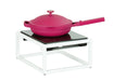Cal-Mil 23126-15 Juno Countertop Induction Range w/ (1) Burner - White, 120v-cityfoodequipment.com