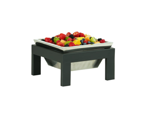 Cal-Mil 23130-6-13 10" Cold Concept Frame - 6"H, Metal, Black-cityfoodequipment.com