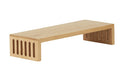 Cal-Mil 23136-1975-21 Rectangular Display Riser - 19" x 7" x 5", Oak-cityfoodequipment.com