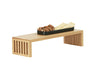 Cal-Mil 23136-2077-21 Rectangular Display Riser - 20" x 7" x 7", Oak-cityfoodequipment.com