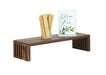 Cal-Mil 23136-2077-78 Rectangular Display Riser - 20" x 7" x 7", Walnut-cityfoodequipment.com