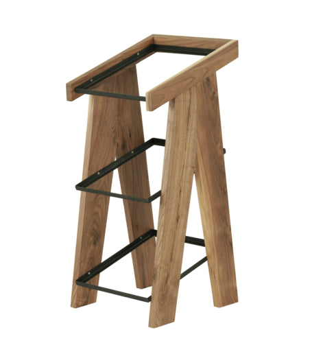 Cal-Mil 23137-3-78 3 Tier Display Stand - 12 1/2" x 14" x 27 3/4", Walnut-cityfoodequipment.com