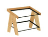 Cal-Mil 23138-2-21 2 Tier Display Stand - 14" x 23 1/4" x 17 1/2", Oak-cityfoodequipment.com