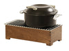 Cal-Mil 23146-78 Rectangular Chafer Alternative - 20"W x 10"D x 5 1/2"H, Walnut-cityfoodequipment.com