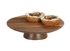 Cal-Mil 23151-123-78 12" Round Plate Stand - 3"H, Walnut-cityfoodequipment.com