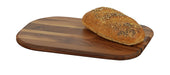 Cal-Mil 23173-1812-78 Oval Serving Board - 18" x 12", Walnut-cityfoodequipment.com