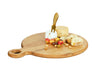 Cal-Mil 23176-14-21 14" Round Serving Board - Oak-cityfoodequipment.com