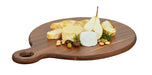 Cal-Mil 23176-16-78 16" Round Serving Board - Walnut-cityfoodequipment.com